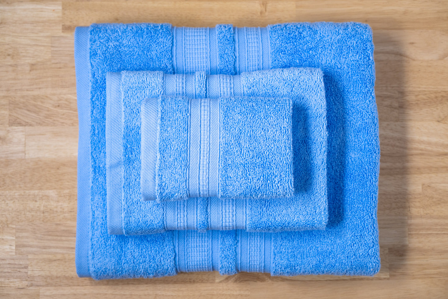 Luxury 6 Piece Bath Towel Set - 100% Cotton - Soft and Absorbent