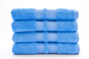 Luxury 4 Piece Bath Towel Set - 100% Cotton - Soft and Absorbent Luxury 4 Piece Bath Towel Set - 100% Cotton - Soft and Absorbent