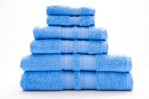 Luxury 6 Piece Bath Towel Set - 100% Cotton - Soft and Absorbent Luxury 6 Piece Bath Towel Set - 100% Cotton - Soft and Absorbent