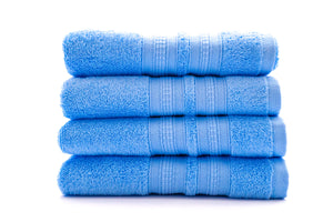 Luxury 4 Piece Hand Towel - 100% Cotton - Soft and Absorbent Luxury 4 Piece Hand Towel - 100% Cotton - Soft and Absorbent