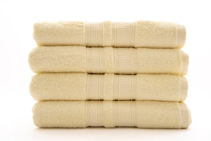 Luxury 4 Piece Bath Towel Set - 100% Cotton - Soft and Absorbent Luxury 4 Piece Bath Towel Set - 100% Cotton - Soft and Absorbent