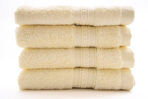 Luxury 4 Piece Face Towel - 100% Cotton - Soft and Absorbent Luxury 4 Piece Face Towel - 100% Cotton - Soft and Absorbent