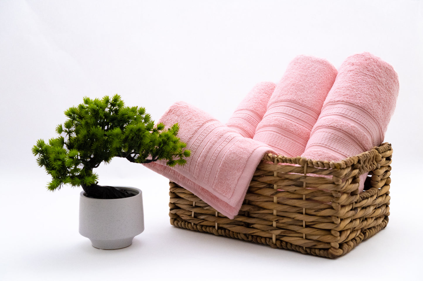 Luxury 6 Piece Bath Towel Set - 100% Cotton - Soft and Absorbent