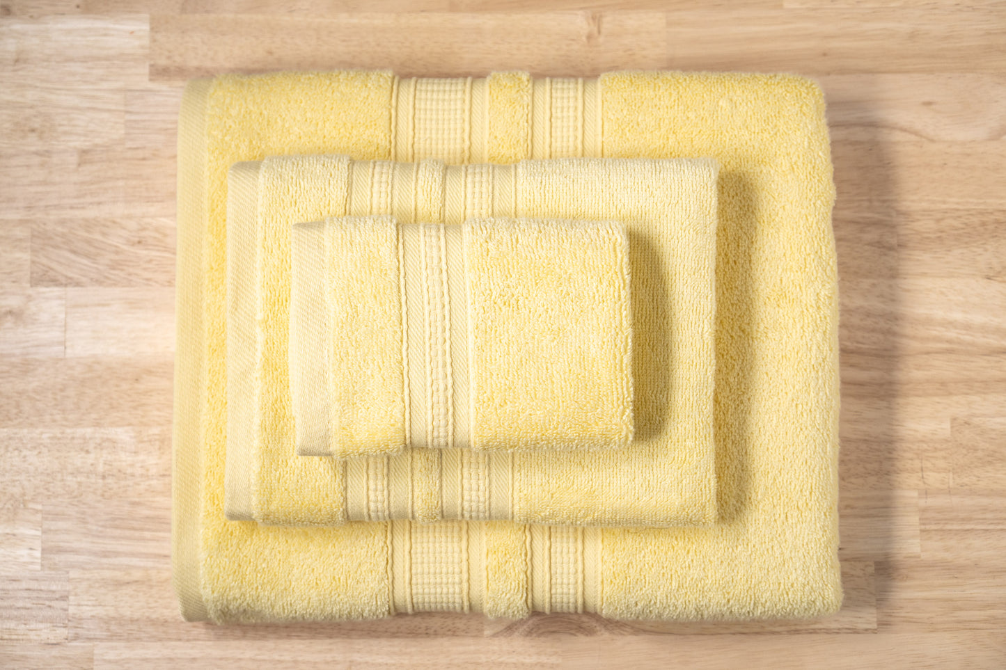 Luxury 6 Piece Bath Towel Set - 100% Cotton - Soft and Absorbent