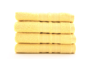 Luxury 4 Piece Hand Towel - 100% Cotton - Soft and Absorbent Luxury 4 Piece Hand Towel - 100% Cotton - Soft and Absorbent