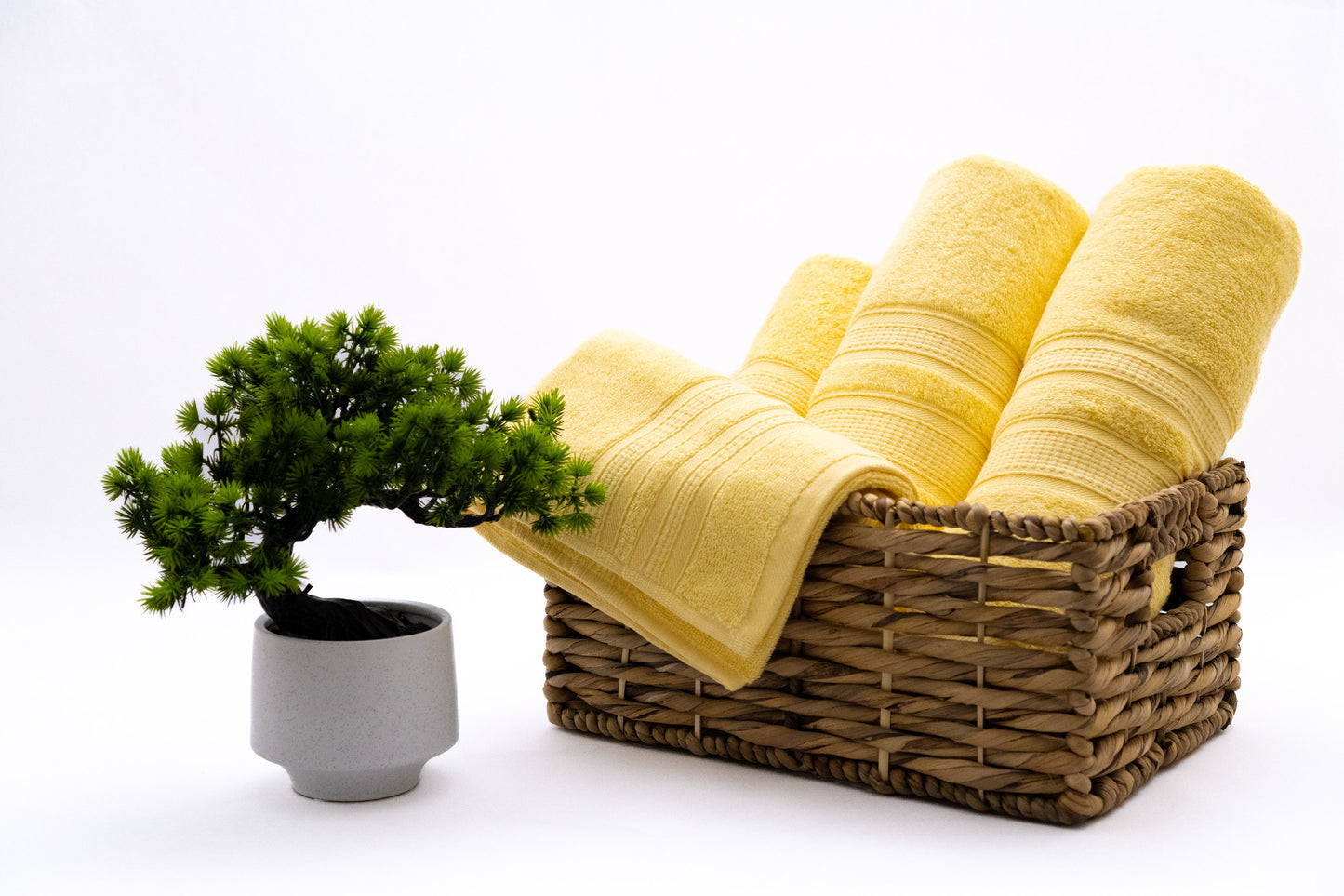 Luxury 6 Piece Bath Towel Set - 100% Cotton - Soft and Absorbent