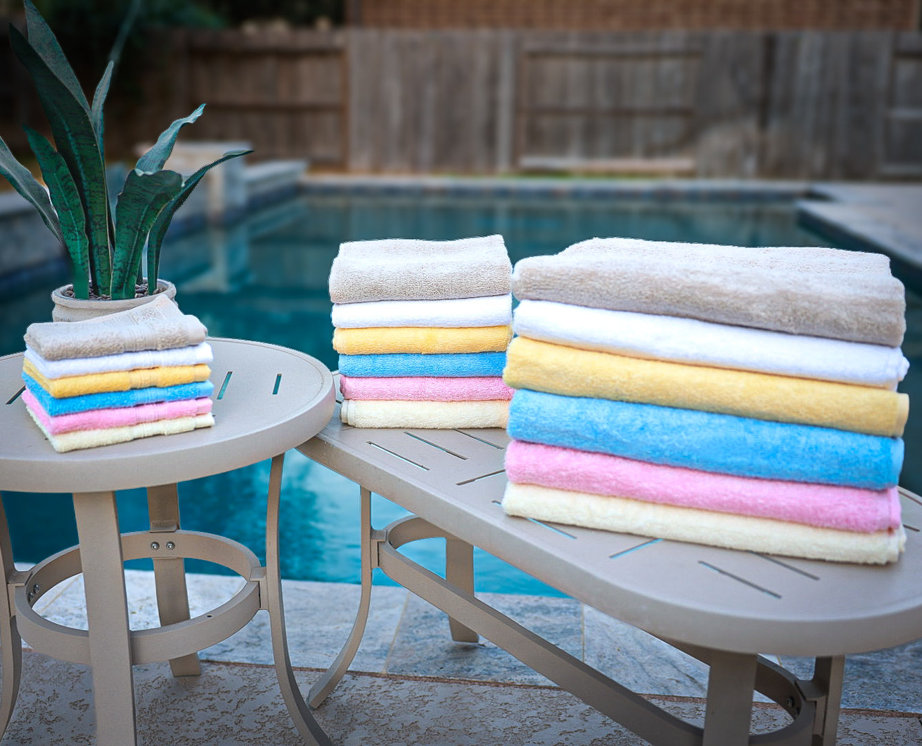 AZLINEN Bath Towels