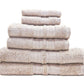 Luxury 6 Piece Bath Towel Set - 100% Cotton - Soft and Absorbent