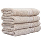 Luxury 4 Piece Face Towel - 100% Cotton - Soft and Absorbent