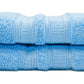 AZLINEN Two Blue Bath Towels