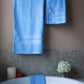 AZLINEN Blue Bath Towels