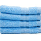 Luxury 4 Piece Face Towel - 100% Cotton - Soft and Absorbent