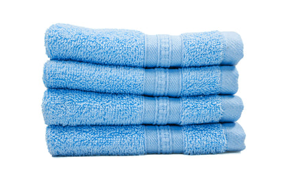 Luxury 4 Piece Face Towel - 100% Cotton - Soft and Absorbent