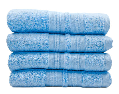 Luxury 4 Piece Hand Towel - 100% Cotton - Soft and Absorbent