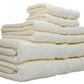 Luxury 6 Piece Bath Towel Set - 100% Cotton - Soft and Absorbent