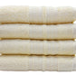 Luxury 4 Piece Hand Towel - 100% Cotton - Soft and Absorbent