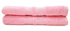 AZLINEN Two Pink Bath Towels