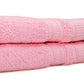 AZLINEN Two Pink Bath Towels