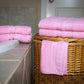 AZLINEN Pink Bath Towels