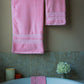 AZLINEN Pink Bath Towels