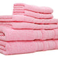 Luxury 6 Piece Bath Towel Set - 100% Cotton - Soft and Absorbent