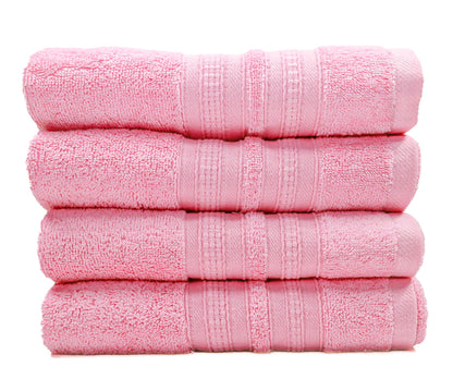 Luxury 4 Piece Hand Towel - 100% Cotton - Soft and Absorbent