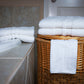 AZLINEN White Bath Towels