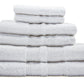 Luxury 6 Piece Bath Towel Set - 100% Cotton - Soft and Absorbent