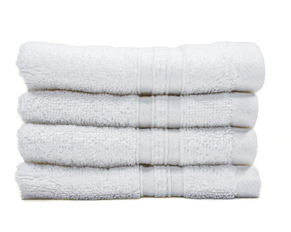 Luxury 4 Piece Face Towel - 100% Cotton - Soft and Absorbent