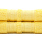 AZLINEN Two Yellow Bath Towels