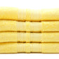 Luxury 4 Piece Bath Towel Set - 100% Cotton - Soft and Absorbent