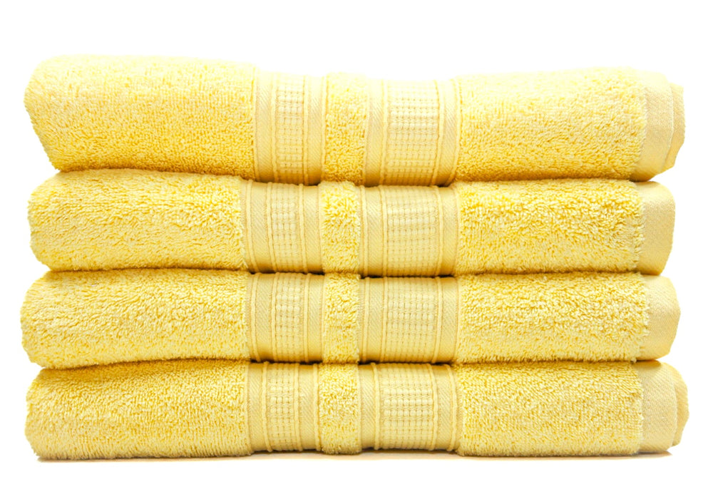 Luxury 4 Piece Bath Towel Set - 100% Cotton - Soft and Absorbent